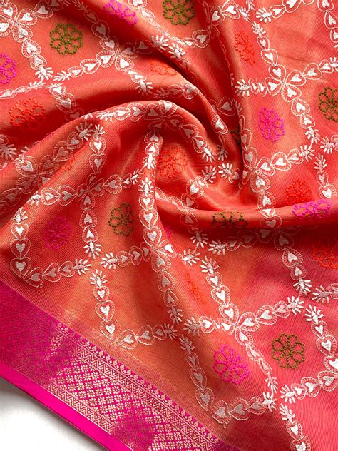 Light As A Whisper Tissue Kota Silk Saree – Monamaar