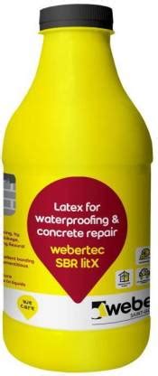 Weber Saint Gobain SBR Latex For Waterproofing & Repairs Crack Filler ...