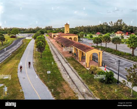 The Historic Mediterranean Revival style Venice Train Depot built in ...