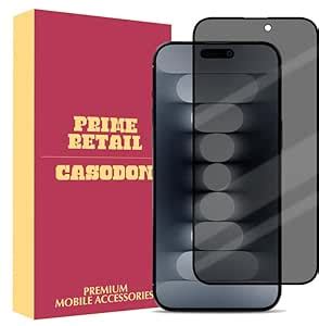 Prime Retail Privacy Tempered Glass Screen Guard for iPhone 15 Anti Spy ...