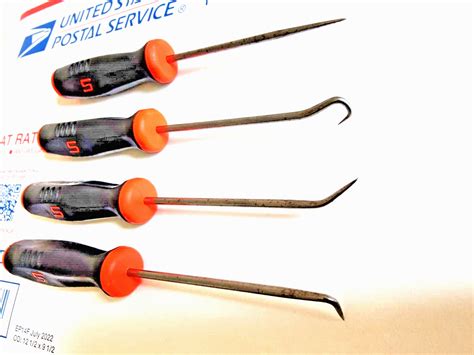 Snap-on 4pc Red Mini Pick Set SGASA204 for sale online | eBay