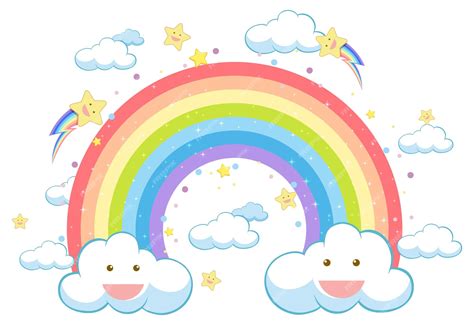 Colorful Cloud Clipart