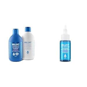 BBLUNT Anti-Dandruff Combo (300 ml + 250 g) | Scalp Hair Tonic 50ml ...