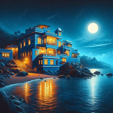 A low, blue building HD Wallpaper HD Wallpaper