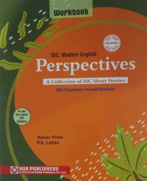 Workbook Isc: Modern English Perspectives A Collection Of Isc Short ...