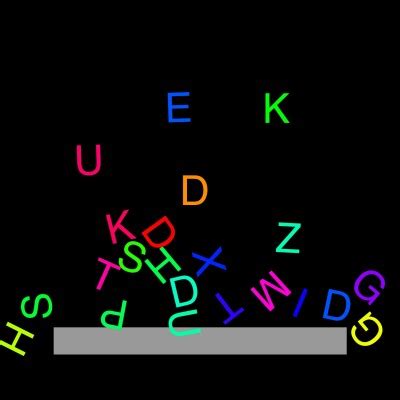 Image result for Falling Alphabet OpenProcessing