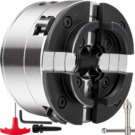 Vevorwood Lathe Chuck 3 75 Woodturning Chuck 4 Jaw Gear | Desertcart INDIA