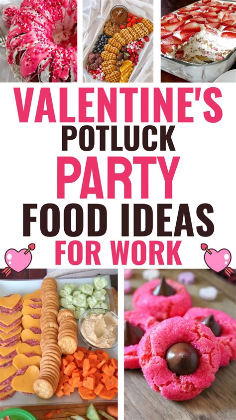 Valentine Potluck Ideas for Work Valentine's Day Party | Potluck party ...