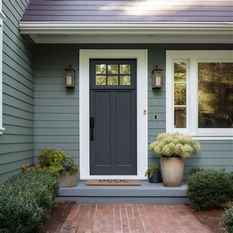 What Color Should I Paint My Front Door If My House Is Sage Green ...