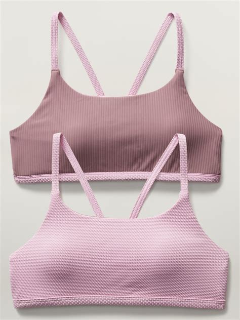 Athleta Girl Reversible Textured Scoop Bikini Top | Athleta