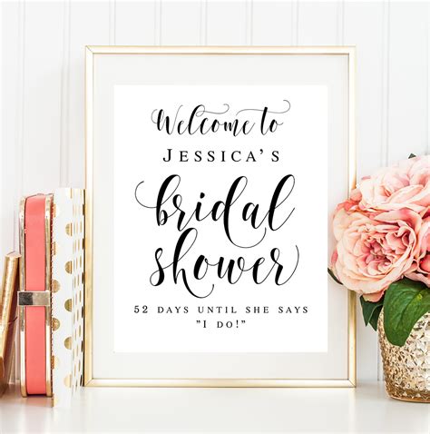 Printable Bridal Shower Signs - Printable Templates