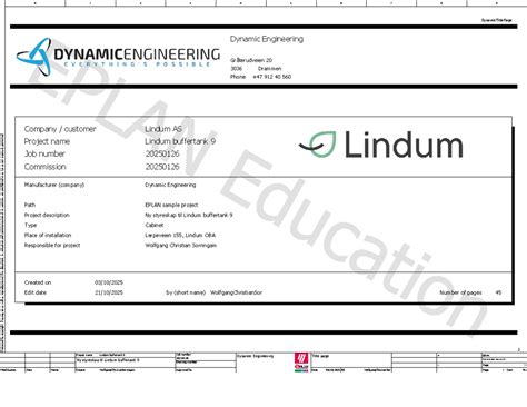 Lindum Buffertank 9 Project Documentation - Dynamic Engineering - Studocu