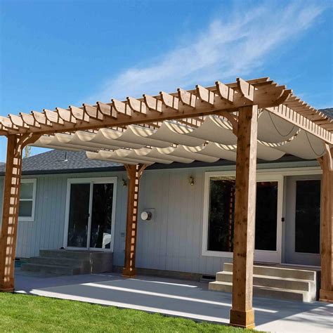 Amazon.com : Patio 3'W x 16'L Waterproof Pergola Shade Cover ...