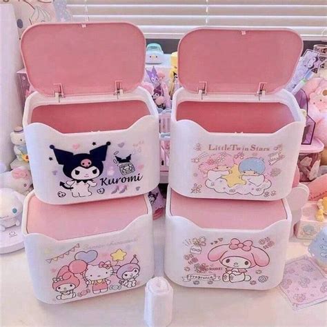 Sanrio 1pc Sanrio Kuromi Melody Hello Kitty Mini Desktop Cute Pop Cap ...