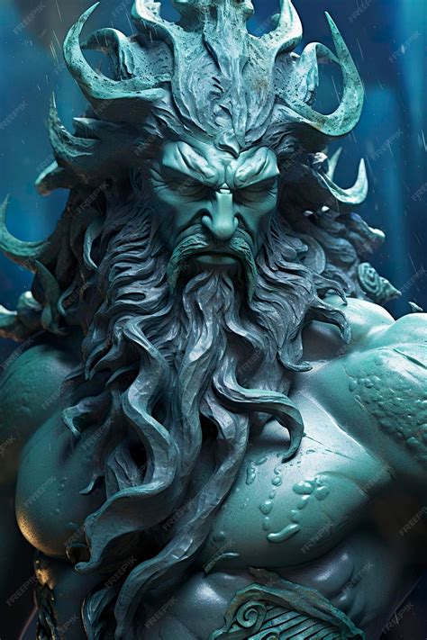 Premium AI Image | The gods of the sea Zeus god Necronomicon gods of ...