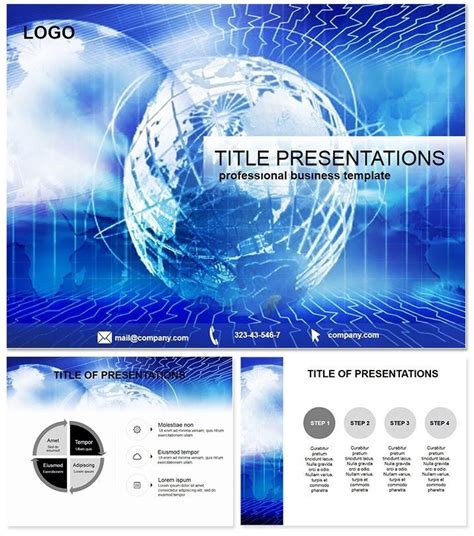 Globalization PowerPoint Template 的图像结果