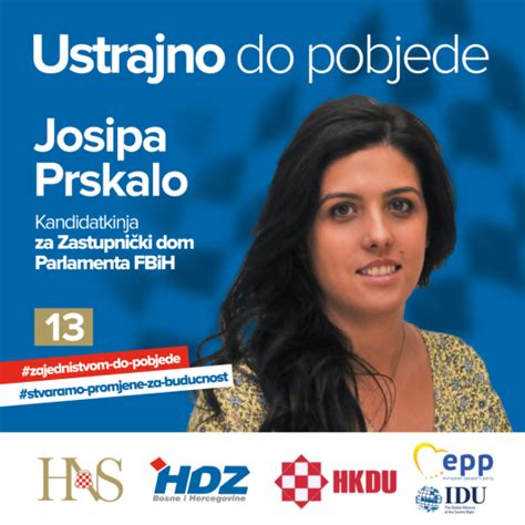 Josipa Prskalo: Težak je politički trenutak, ali znamo da smo mi Hrvati ...