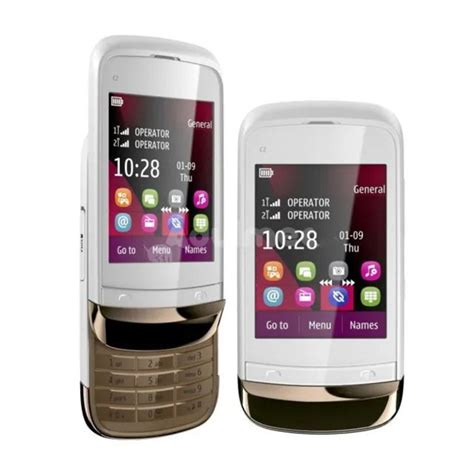 Nokia C2-02 Touch and Type Original Slide Phone – Chinar Cart