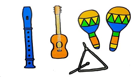 How to Draw Musical Instruments 的图像结果