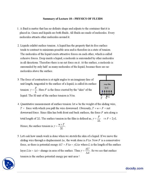 Image result for Fluids Physics Lecture