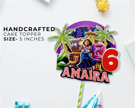 Encanto Theme Hand Crafted Cake Topper | Party Supplies India