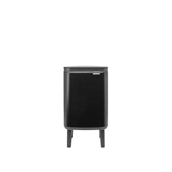 Brabantia Stainless Steel, Plastic 227028 Bo Hi Bin, 4L, Matt Black ...