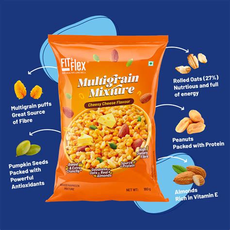 High Fibre CHEESY CHEESE Multigrain Mixture – NIVA NUTRIFOODS LLP