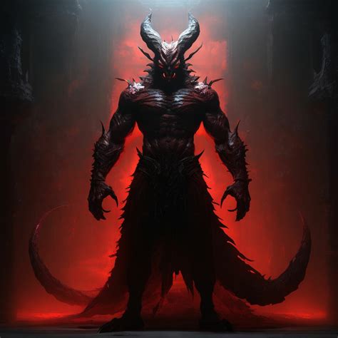 "Mahoraga, demon, lord of hell" — image created in Shedevrum