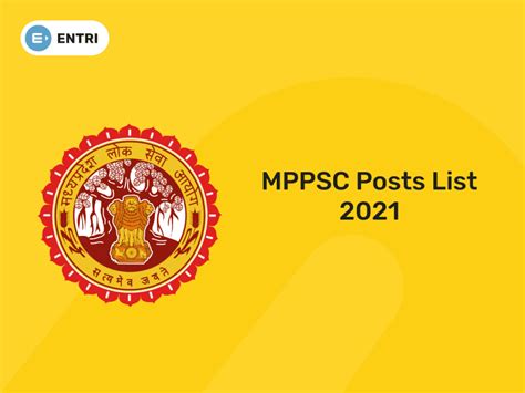 Image result for All Posts of Numbers of MPPSC