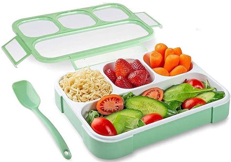Buy Primelife Plastic Leak Proof 4 Compartment Lunch Box Reusable ...