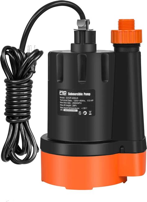 Submersible Water Pump, 13HP 2500GPH Utility Pump India | Ubuy