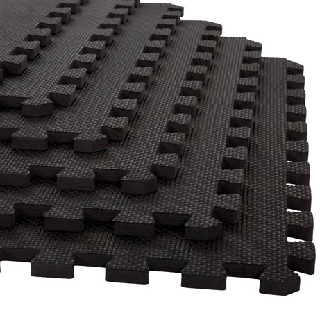 Stalwart Interlocking EVA Foam Mat Floor Tiles, 24 Sq Ft, 6 Pieces ...