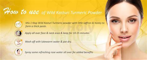 Holy Natural Wild Kasturi Turmeric Powder 100gm | Kasturi Haldi ...