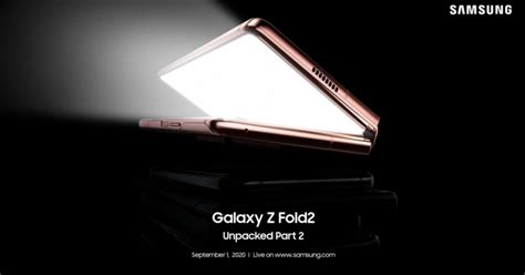 Next Samsung Unpacked Event Set For September 1, Galaxy Z Fold 2 ...