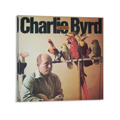 Charlie Byrd Jazz Guitarist Poster Posters Wall Art Painting Canvas ...