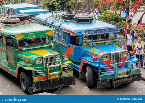 Philippine Jeepneys editorial photography. Image of emissions - 42205292