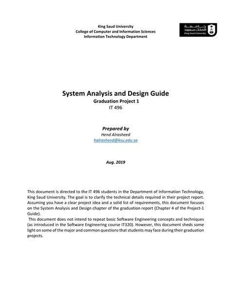 Image result for System Design and Analysis Study Guide