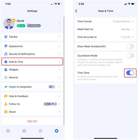 Once switched on, you can select "Fixed Time Zone" or " Floating Time ...