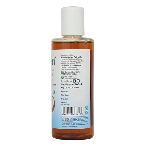 Sri Sri Tattva Body Oil, 200 ml Price, Uses, Side Effects, Composition ...