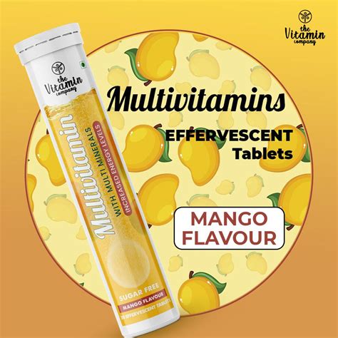 The Vitamin Company Multivitamins with Minerals Sugar Free Mango ...