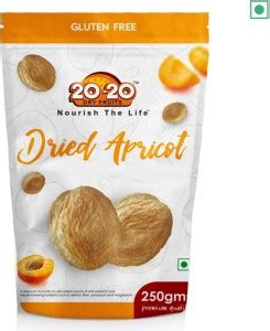 20-20 DRY FRUITS Dried Apricot Royal - Soft and Big Size Khumani ...