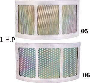 HM1 flourmill Jali No. 5 and 6 Combo for 1 H.P domestic flour mill ...