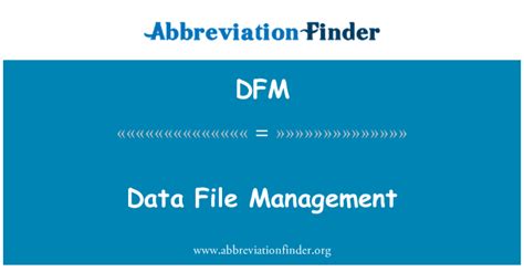 Image result for DFM Format