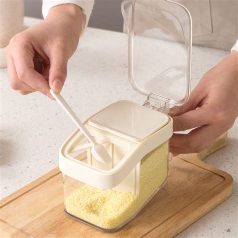 HOMERO Airtight Compact Falling Seasoning with Spoon - 300ml