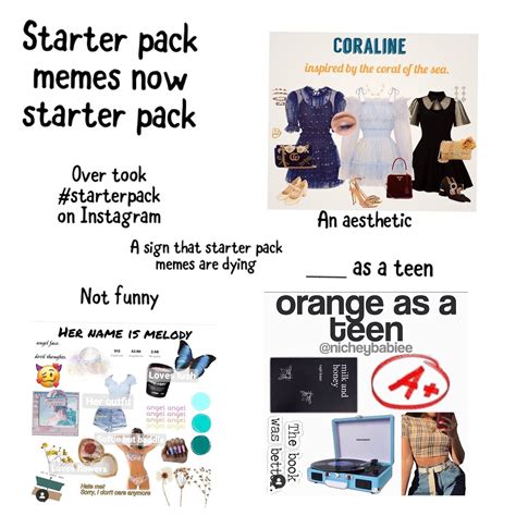 Starter pack memes now starter pack | /r/starterpacks | Know Your Meme