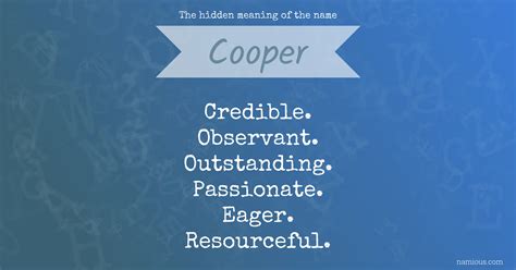 Cooper Name Meaning