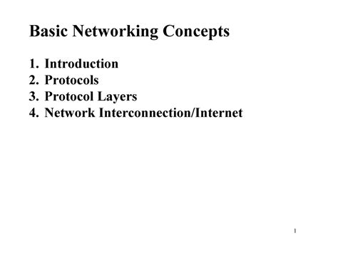 Simple introduction about computer network - Basic Networking Concepts ...