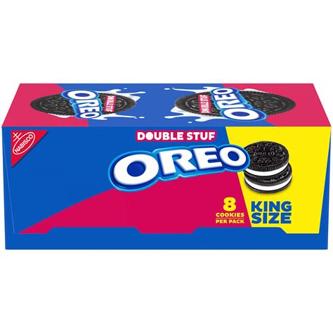 Buy OreoDouble Stuf Chocolate Sandwich Cookies, 10 King Size Snack ...