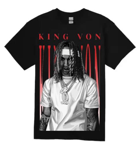 King Von T-shirt - Etsy
