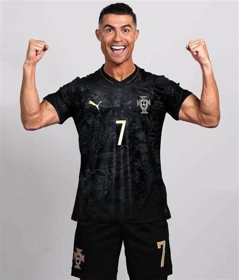 Portugal Black Edition Jersey – Premium Crest Collection-Player Versio ...